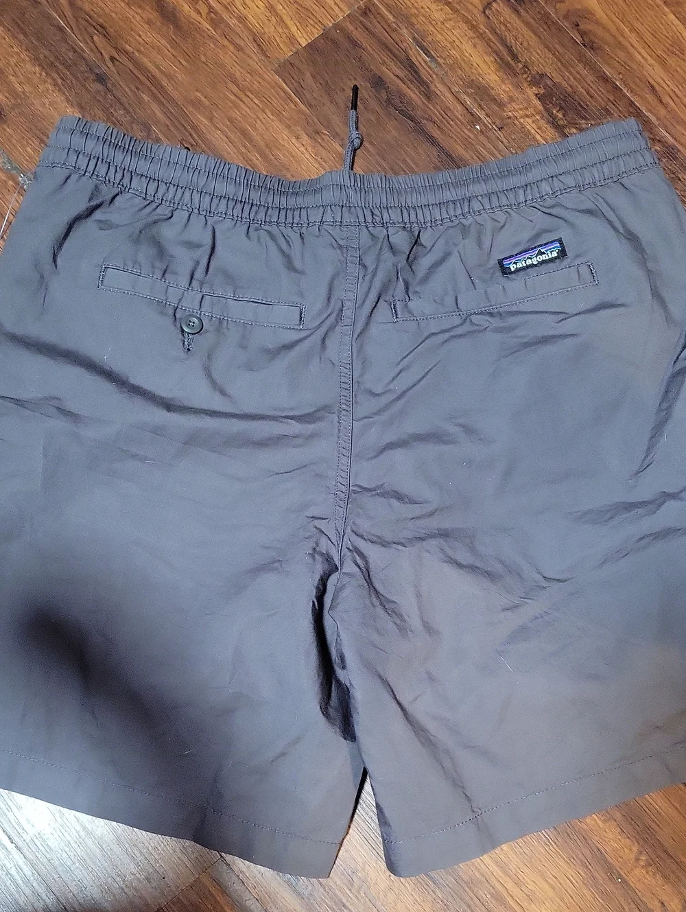 Patagonia Men's Gray  Shorts - Elastic Waist with Drawstring Xl